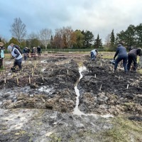 IMG 2814 Der Graves Grøfter For At Lede Vandet Væk